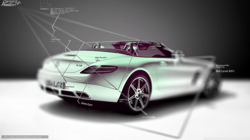 White Sports Car — Gray, Technical