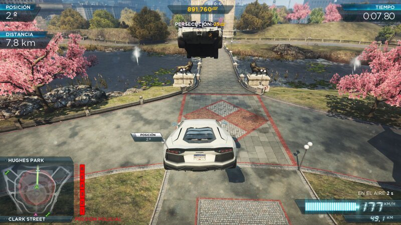 White Sports Car in Park
