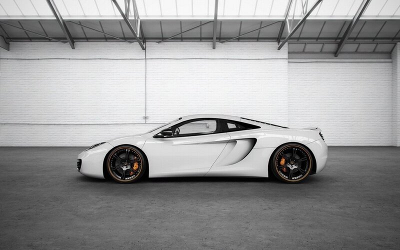 white sports car in warehouse