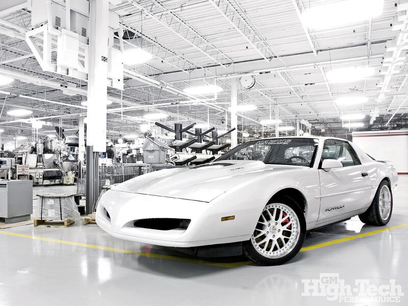 White Sports Car — Industrial
