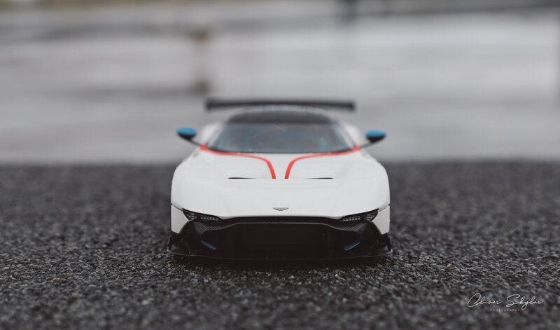 White Sports Car Model — Calm