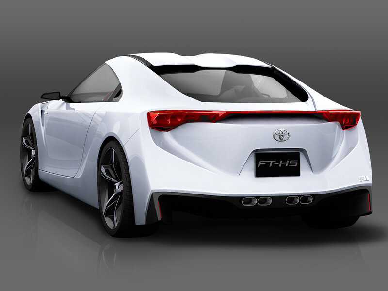 White Sports Car — Modern, 3d Render, Taillights