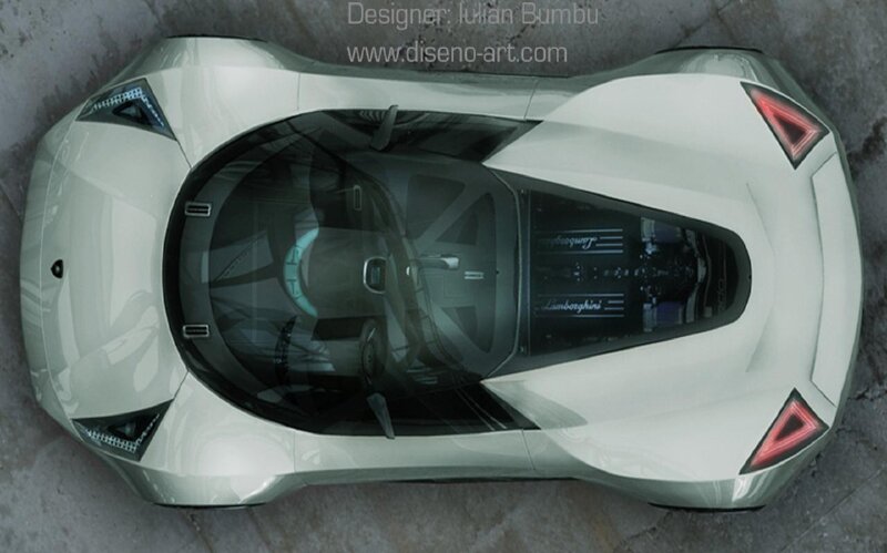 White Sports Car — Modern, 3d Render
