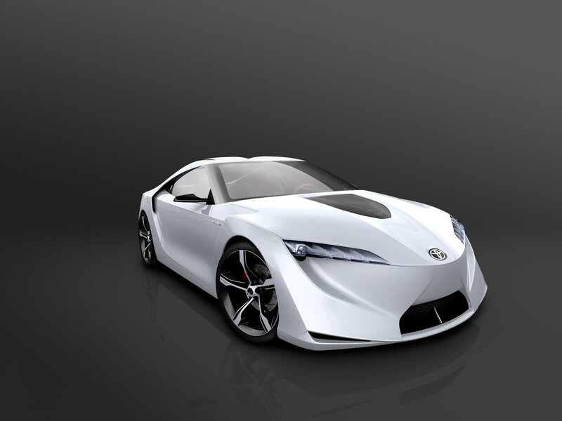 White Sports Car — Modern, 3d Render, Wheel, Logo