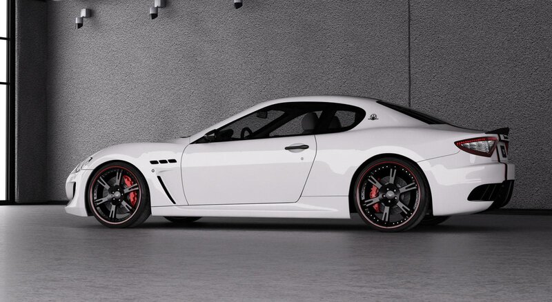 White Sports Car — Modern, 3d Render, Wheels, Brakes