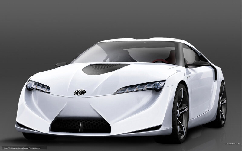 White Sports Car — Modern, 3d Render, Windshield