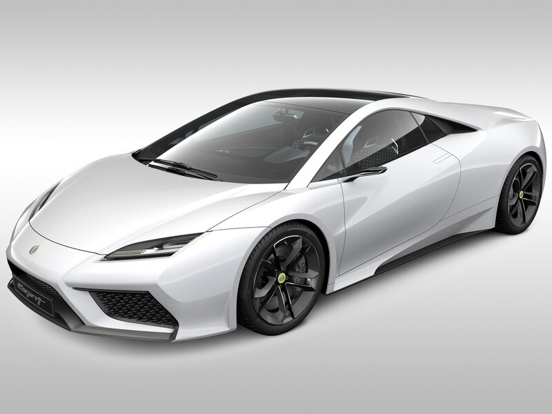 White Sports Car — Modern