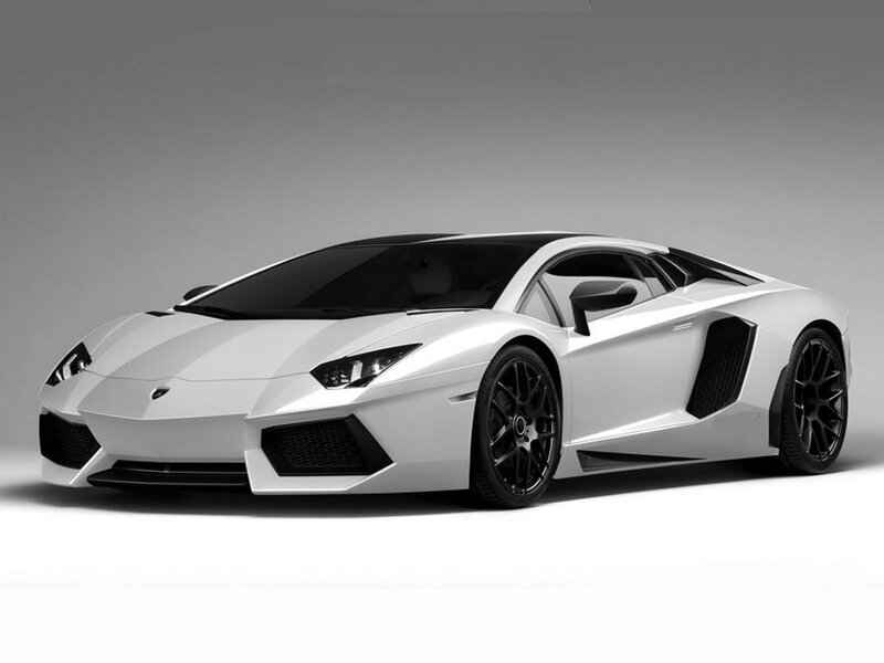 White Sports Car — Neutral, 3d Render, Black Wheels, Black Windows