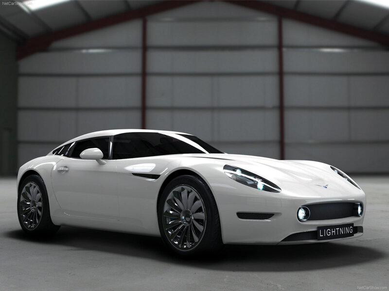 White Sports Car — Neutral, 3d Render, Garage
