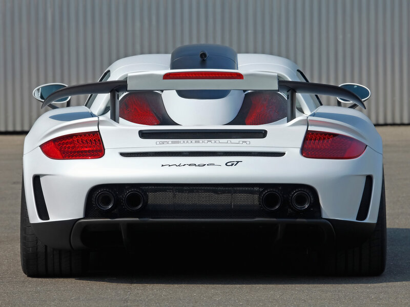White Sports Car — Neutral, Afternoon, Photograph, Rear View
