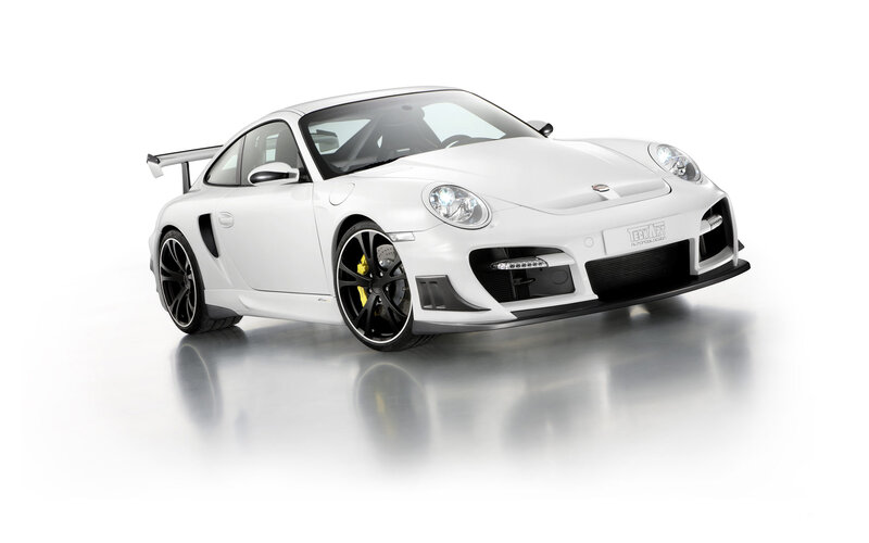 White Sports Car — Neutral, Photograph, Black Wheels, Rear Wing
