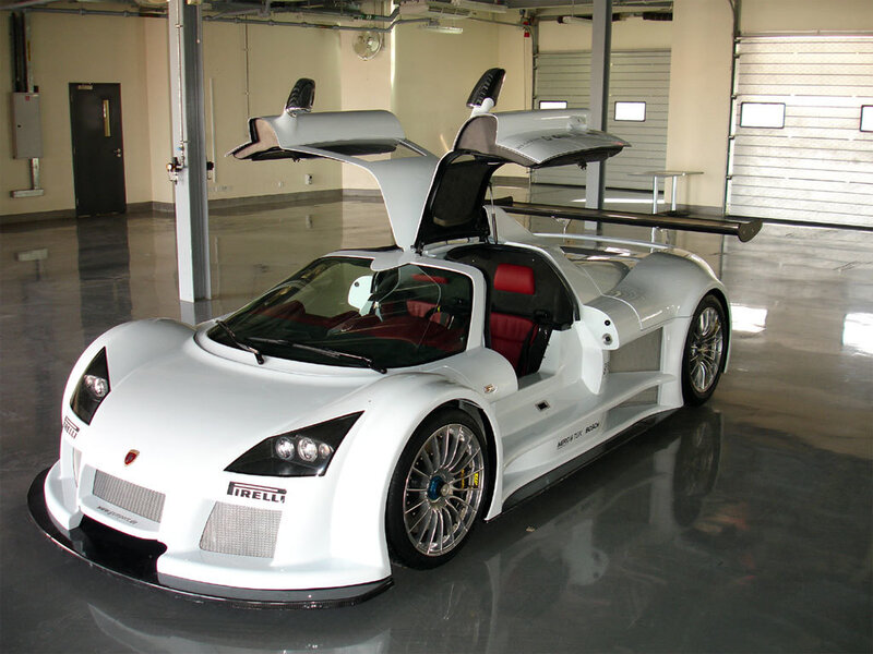 White Sports Car — Neutral, Photograph, Car Doors, Red Seats
