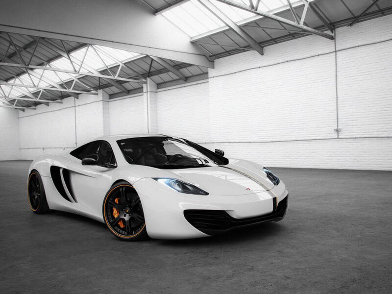 White Sports Car — Neutral, Photograph, Garage, Wheels