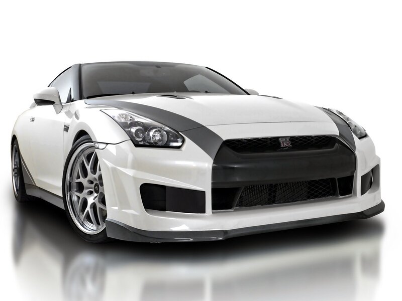 White Sports Car — Neutral, Photograph, Headlights, Wheels, Black