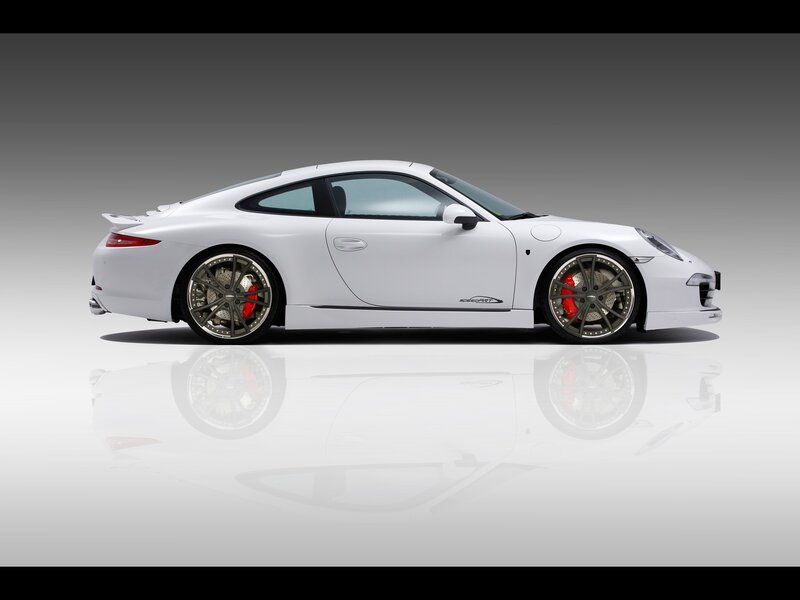 White Sports Car — Neutral, Photograph, Wheels, Reflection