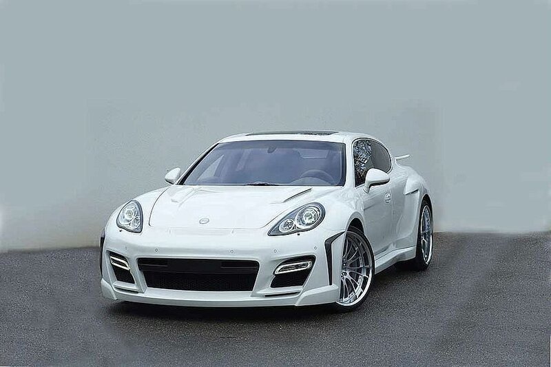 white sports car on asphalt