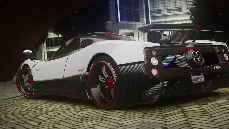 white sports car on brick street