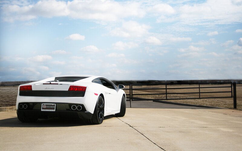 white sports car on concrete