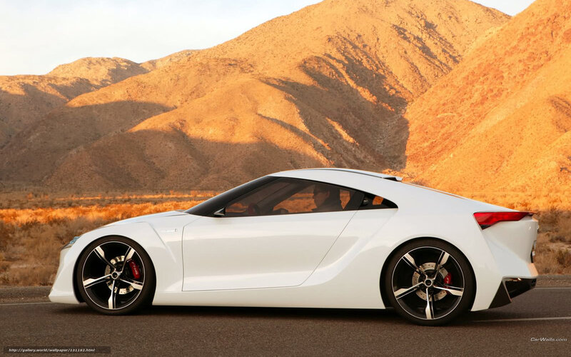 white sports car on desert road