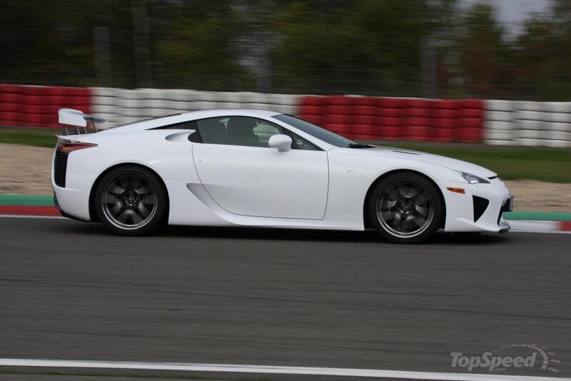 white sports car on racetrack