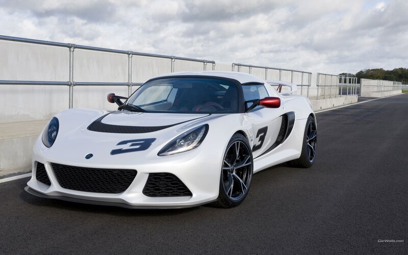 white sports car on racetrack
