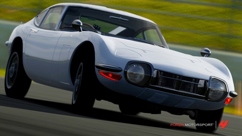 white sports car on racetrack