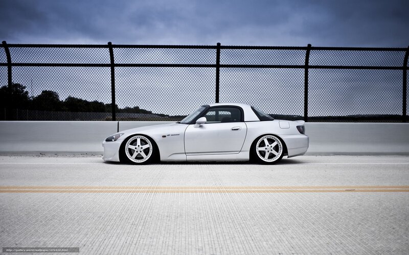 white sports car on road