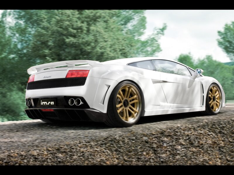white sports car on road