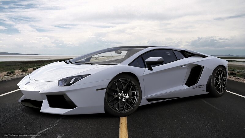 white sports car on road