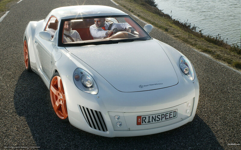 White Sports Car on Road — Calm