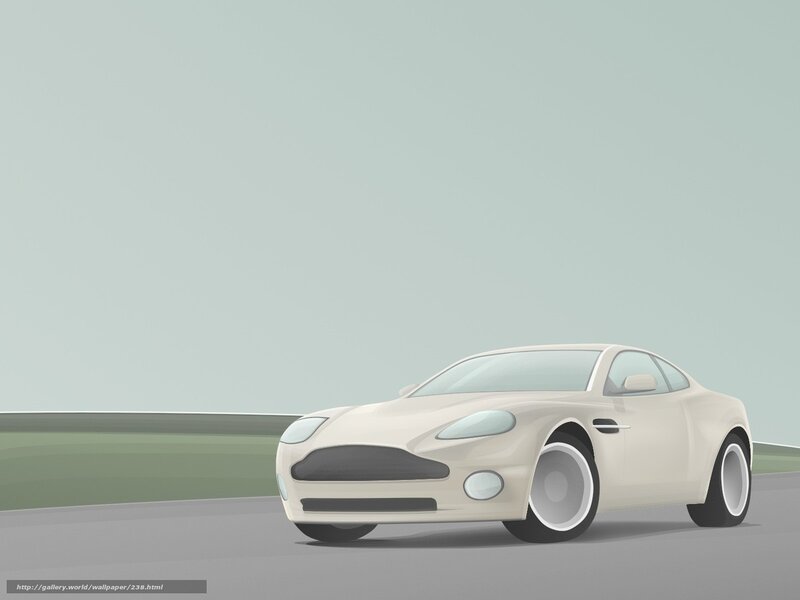 white sports car on road