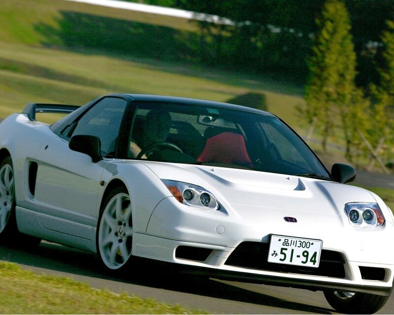 white sports car on track