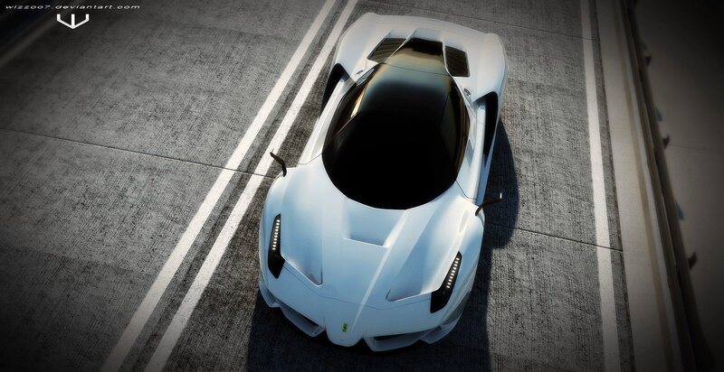 white sports car on track