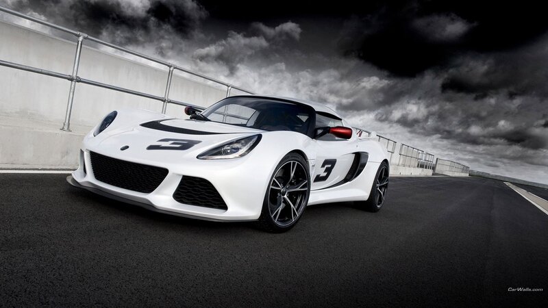 White Sports Car on Track — Dramatic, Photograph, Race Track