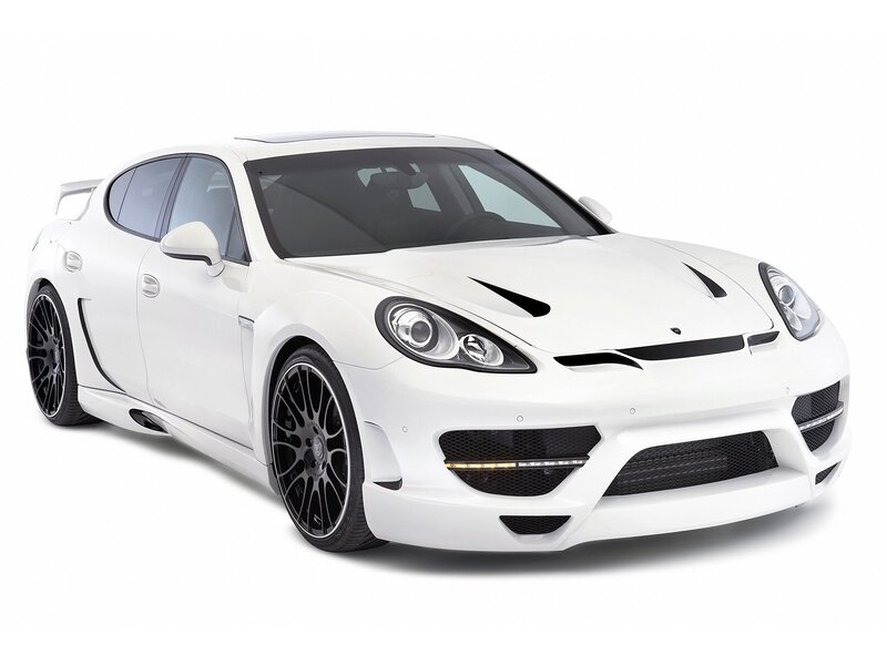 white sports car on white background
