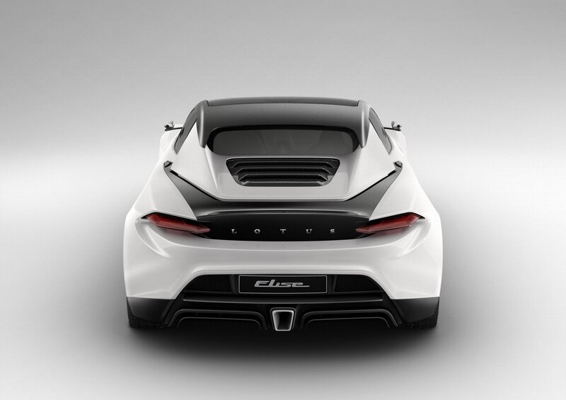 White Sports Car Rear — Neutral, 3d Render