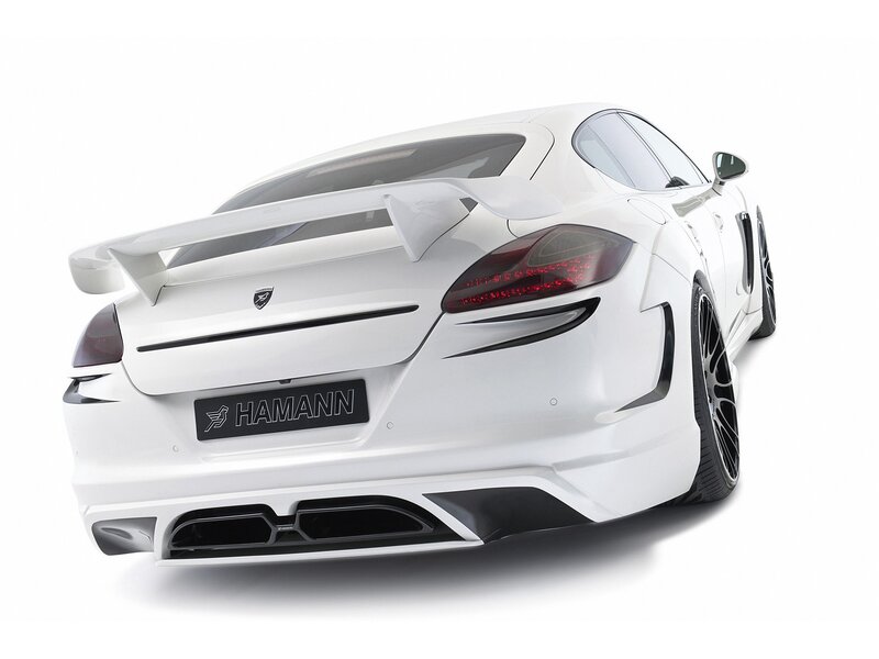 white sports car rear view