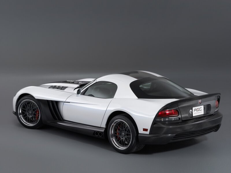 white sports car rear view