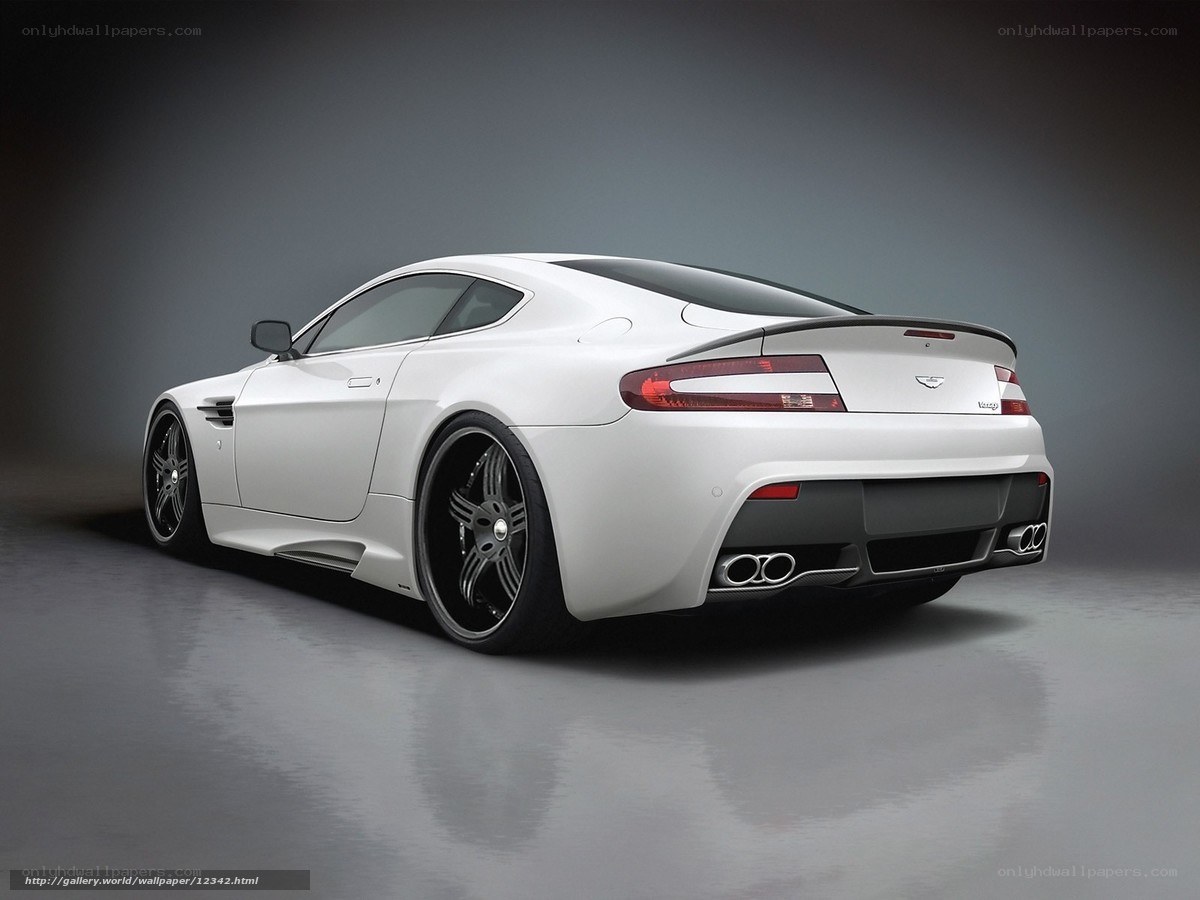 white sports car rear view