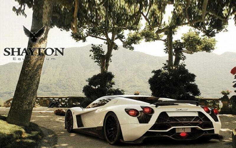 White Sports Car — Serene, Afternoon, Photograph
