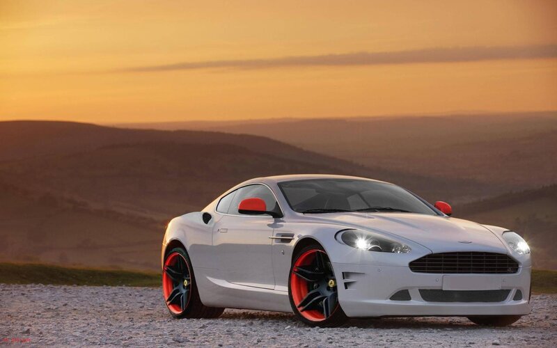 White Sports Car — Serene
