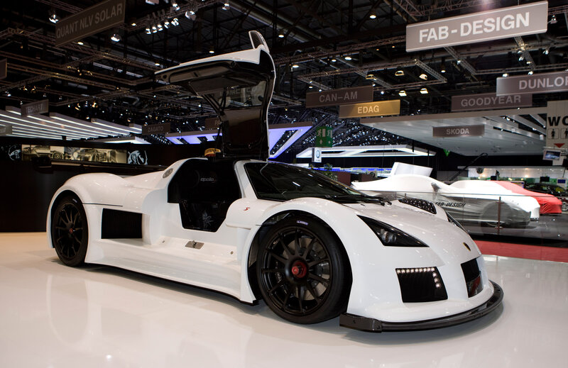 White Sports Car — Showcase