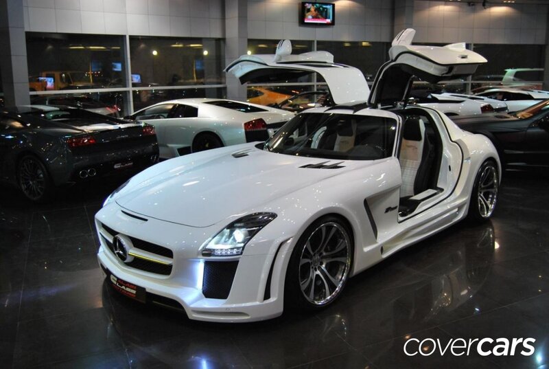 White Sports Car — Showroom