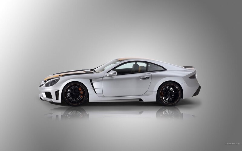 white sports car side profile