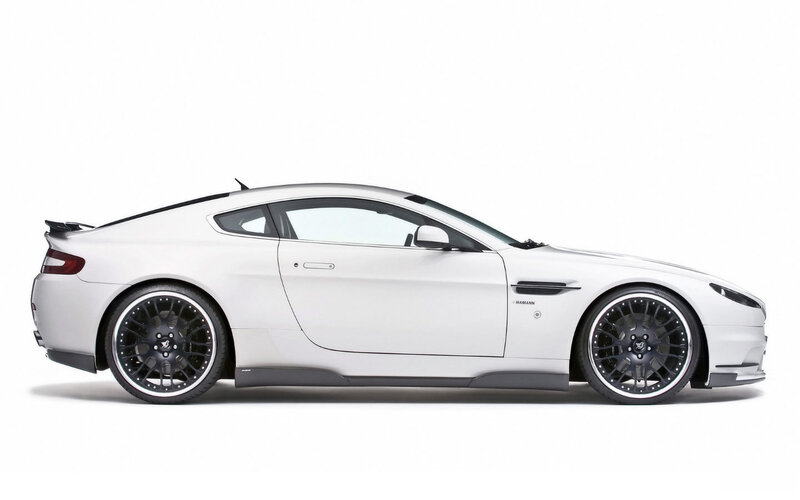 white sports car side profile