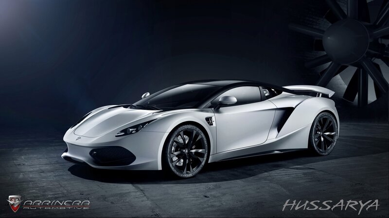 White Sports Car — Silver, Dramatic, 3d Render, Propeller