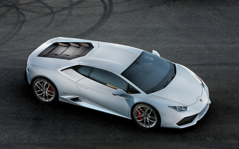 White Sports Car — Silver, Dramatic, Photograph, Asphalt