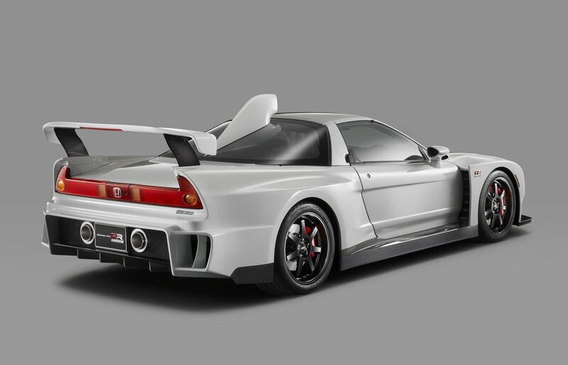 White Sports Car — Silver, Neutral, Photograph, Rear Wing