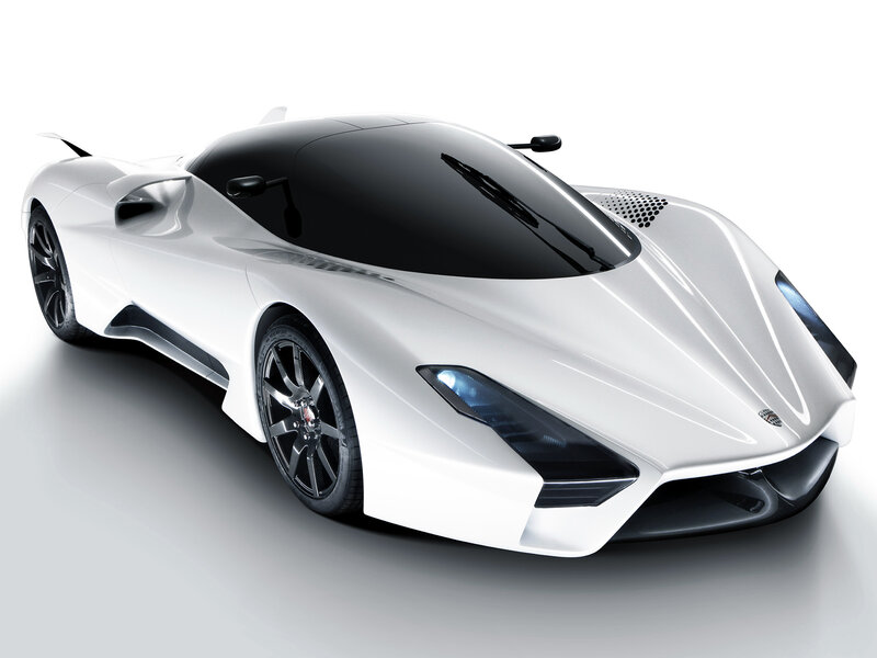 White Sports Car — Sleek, 3d Render, Black Wheels