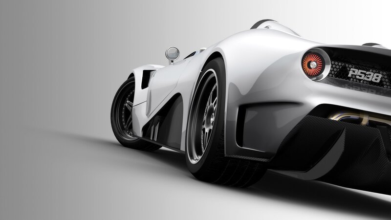 White Sports Car — Sleek, 3d Render, Wheel